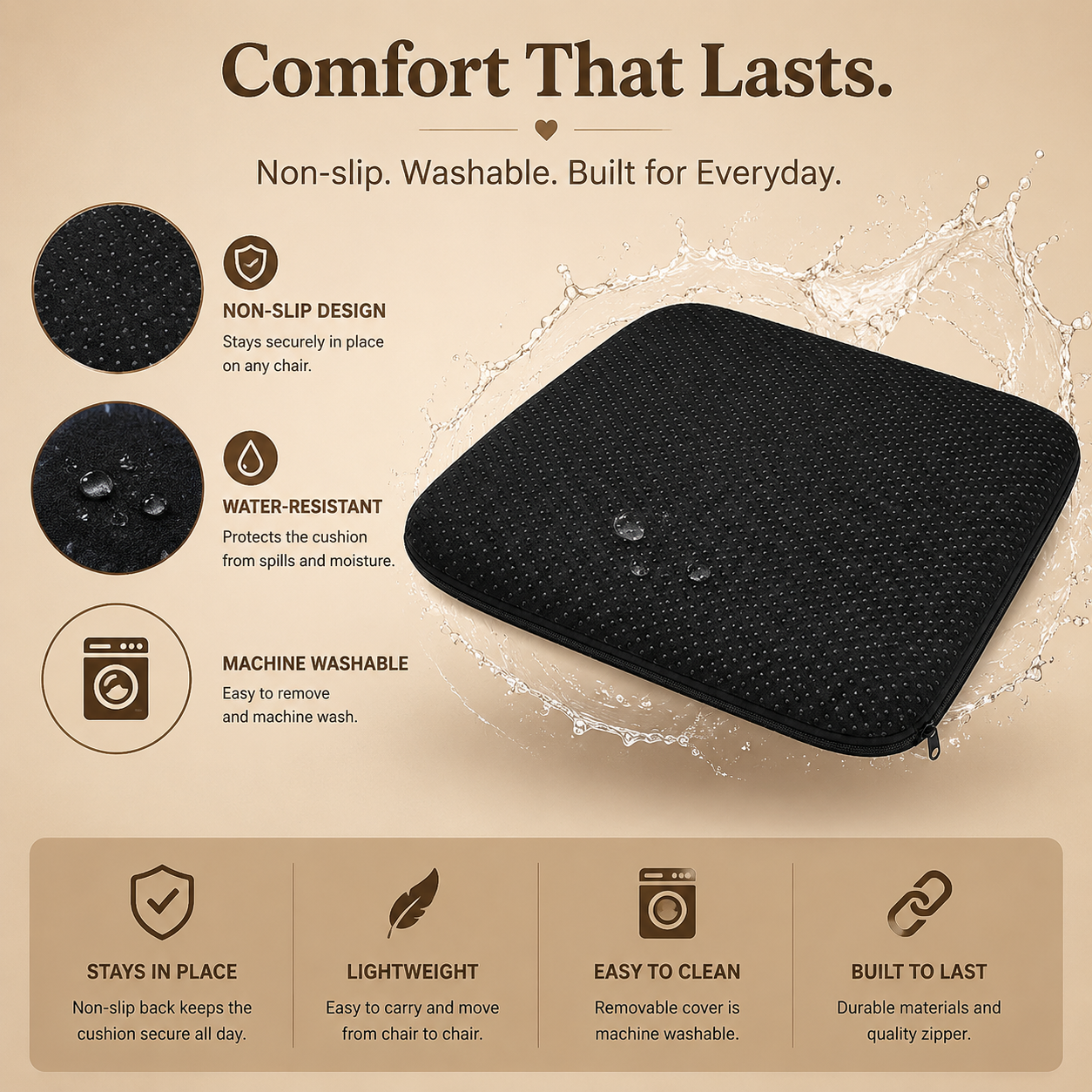 ComfortCore Gel Seat Cushion